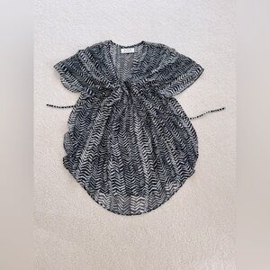 JOSA Tulum chiffon tunic dress coverup - one size